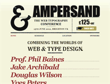 Tablet Screenshot of 2012.ampersandconf.com